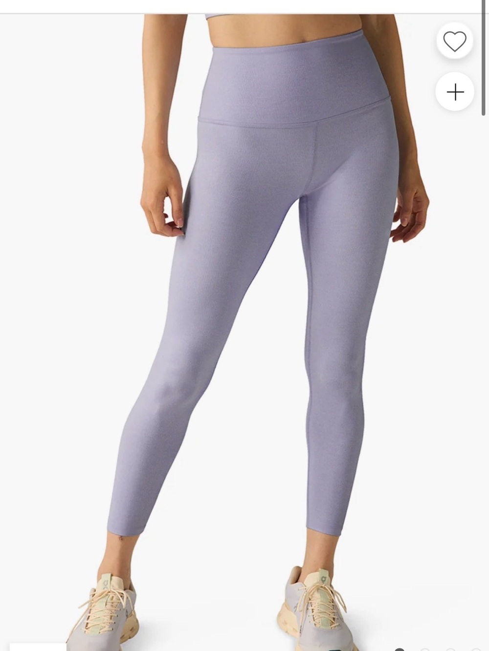 Beyond Yoga High Waisted Midi Legging in Blue Frost